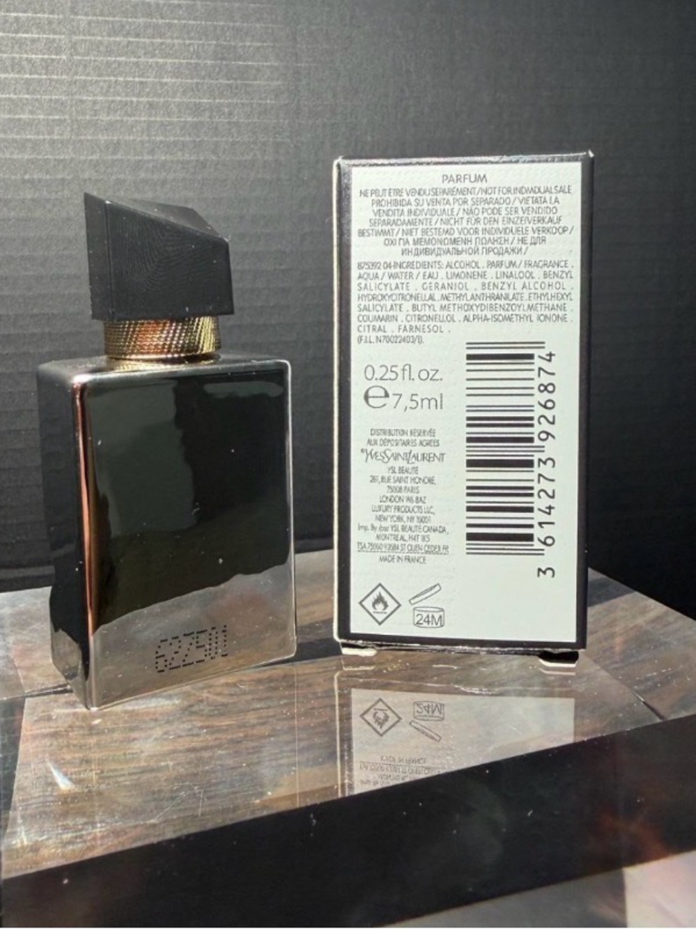 Yves Saint Laurent mini perfume 7.5 ml. - Picture 2 of 4